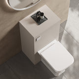 Hudson Reed Fusion 500mm x 255mm Deep Pebble Grey Toilet Unit