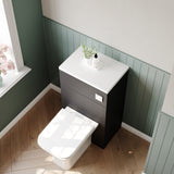 Hudson Reed Fusion 500mm Floor Standing Toilet Unit & Top