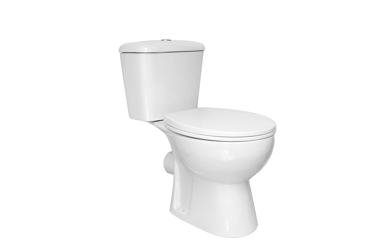 Closed Couple Pan Cistern And Soft Close Seat