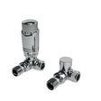 Design Twin Pack TRV Chrome Corner