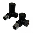 Corner Valve 15mm (Pair) - Black