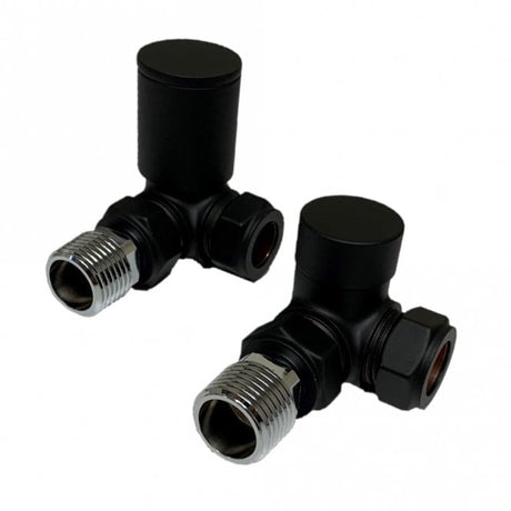 Corner Valve 15mm (Pair) - Black