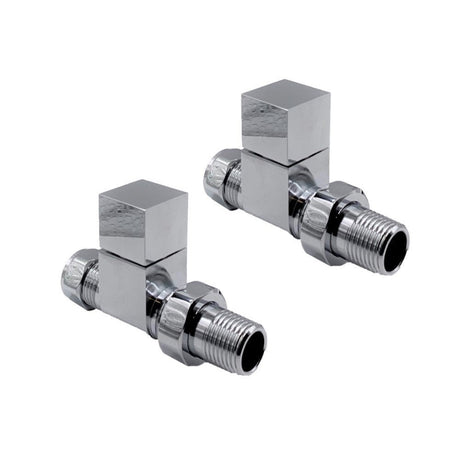 Cube Straight Valve (Pair)