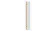 KV8 Hinged Wetroom Return Panel Brushed Brass