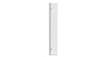 KV8 Hinged Wetroom Return Panel Brushed Nickel