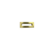 Fusion Overflow Cover Brushed Brass