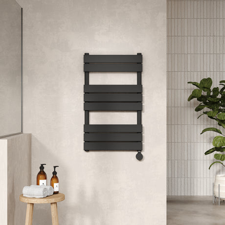 Electric Flat Panel Towel Rail 840x500