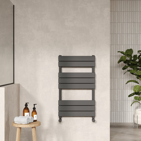 Piazza Square Flat Towel Radiator 840mm x 500mm