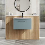 Hudson Reed Juno 600mm Wall Hung Single Drawer Vanity Unit & Basin