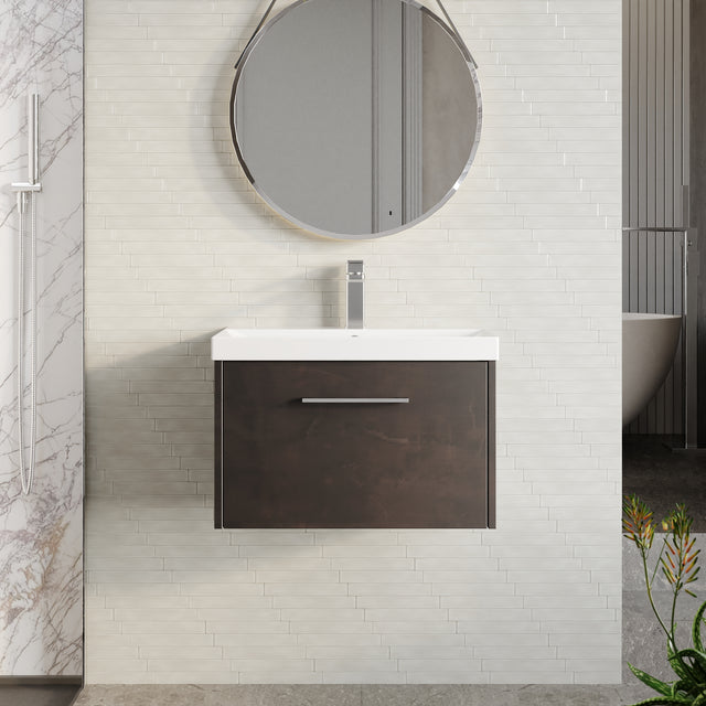 Hudson Reed Juno 600mm Floor Standing 2 Door Vanity Unit with Ceramic Basin