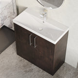 Hudson Reed Juno 800mm Floor Standing 2 Door Vanity Unit With Thin-Edge Ceramic Basin