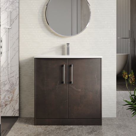 Hudson Reed Juno 800mm Floor Standing Vanity Unit With Basin