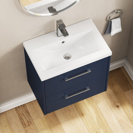 Hudson Reed Juno 600mm Wall Hung 2-Drawer Vanity & Basin