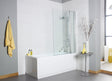 Koncept Straight Square Screen with Panel 6mm