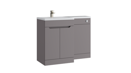 Urban L-Shape WC Unit Slate Grey