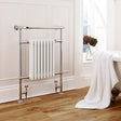 Crown Design Radiator 675mm x 945mm - Chrome & White