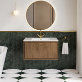 Lille 800mm Single Drawer Vanity with Basin - 1 Tap Hole