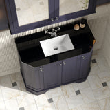 Hudson Reed Old London 1000mm Floor Standing 4 Door Vanity Unit With 1 Tap Hole Black Marble Top Basin
