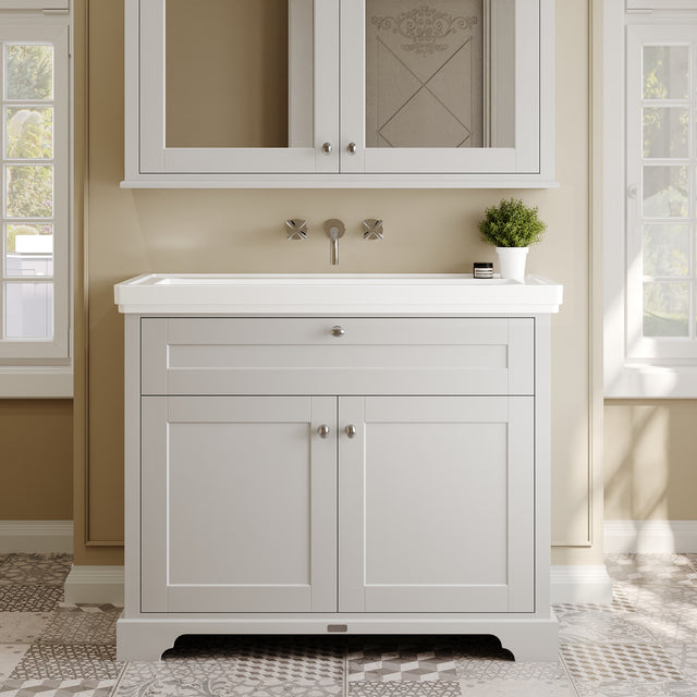 Old London 1000mm 2-Door Unit & Classic Fireclay Basin 0TH