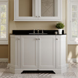 Hudson Reed Old London 1236mm Timeless Sand Floor Standing Vanity Unit With 3 Tap Hole Black Marble Top Basin
