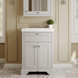 Hudson Reed Old London 600mm 2-Door Vanity Unit With 3 Taphole Basin