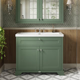 Old London 1000mm 2-Door Unit & Contemporary Fireclay Basin 3TH