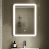 Hydrus 700mm x 500mm Silver Framed Mirror