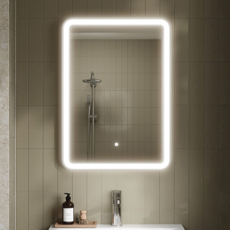 Hydrus 700mm x 500mm Silver Framed Mirror