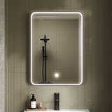 Pictor Black Inset Frame LED Mirror - 700 x 500mm