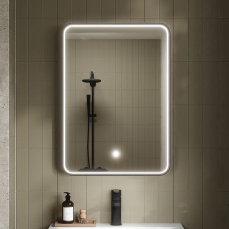 Pictor Black Inset Frame LED Mirror - 700 x 500mm