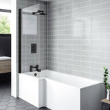 Nero L Shaped Shower Bath Screen