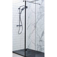 KV8 Hinged Wetroom Return Panel Nero