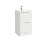 Floor Standing Vanity Unit 500mm With Basin Or Counter Top - 2 Colours !