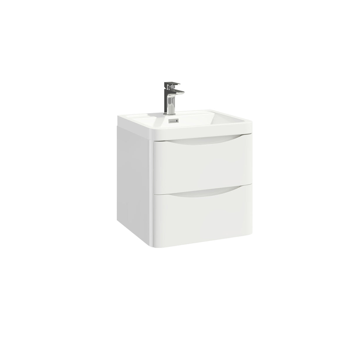 Wall Hung Vanity Unit 500mm With Basin Or Counter Top - 2 Colours !