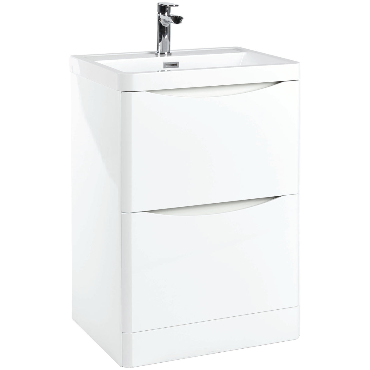 Floor Standing Vanity Unit 600mm With Basin Or Counter Top - 2 Colours !