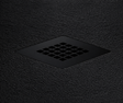 125 x 125 Black Stainless steel Grille (RAL 9005)