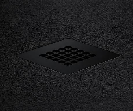 125 x 125 Black Stainless steel Grille (RAL 9005)