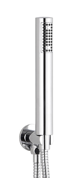 Round Outlet Elbow with Wall Bracket Flex & Handset