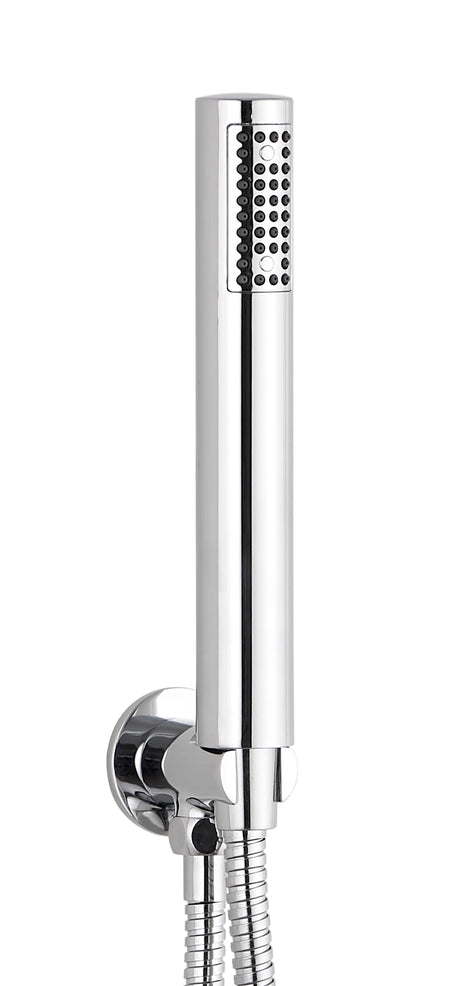 Round Outlet Elbow with Wall Bracket Flex & Handset