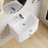Hudson Reed Sarenna 700mm Wall Hung 2 Drawer Vanity Unit with Basin
