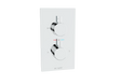 Plan concealed thermostatic shower valve