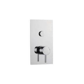 Plan Single Round Push Button Concealed Thermostatic Shower Valve