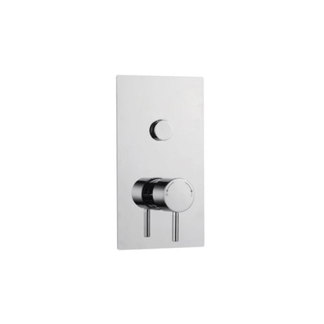 Plan Single Round Push Button Concealed Thermostatic Shower Valve