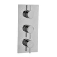 Plan Triple Concealed Therm. Shower Valve (3 way)