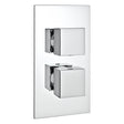 Pure concealed thermostatic shower valve+diverter