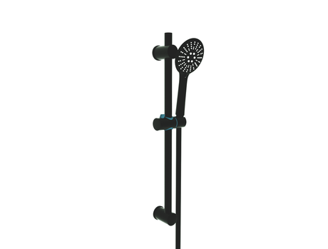 Nero Round Slide Rail Kit Matt Black