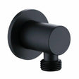 Nero Round Outlet Elbow Matt Black