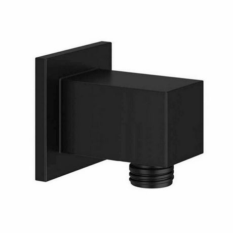 Nero Square Outlet Elbow Matt Black