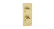 Kolt Concealed Shower Valve (Twin Outlet) Brushed Brass