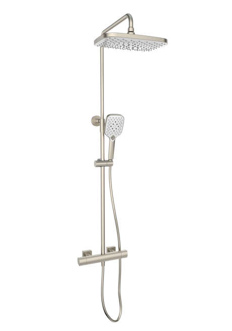 Kolt Shower with Sliding Handset and Drench Head Nickel